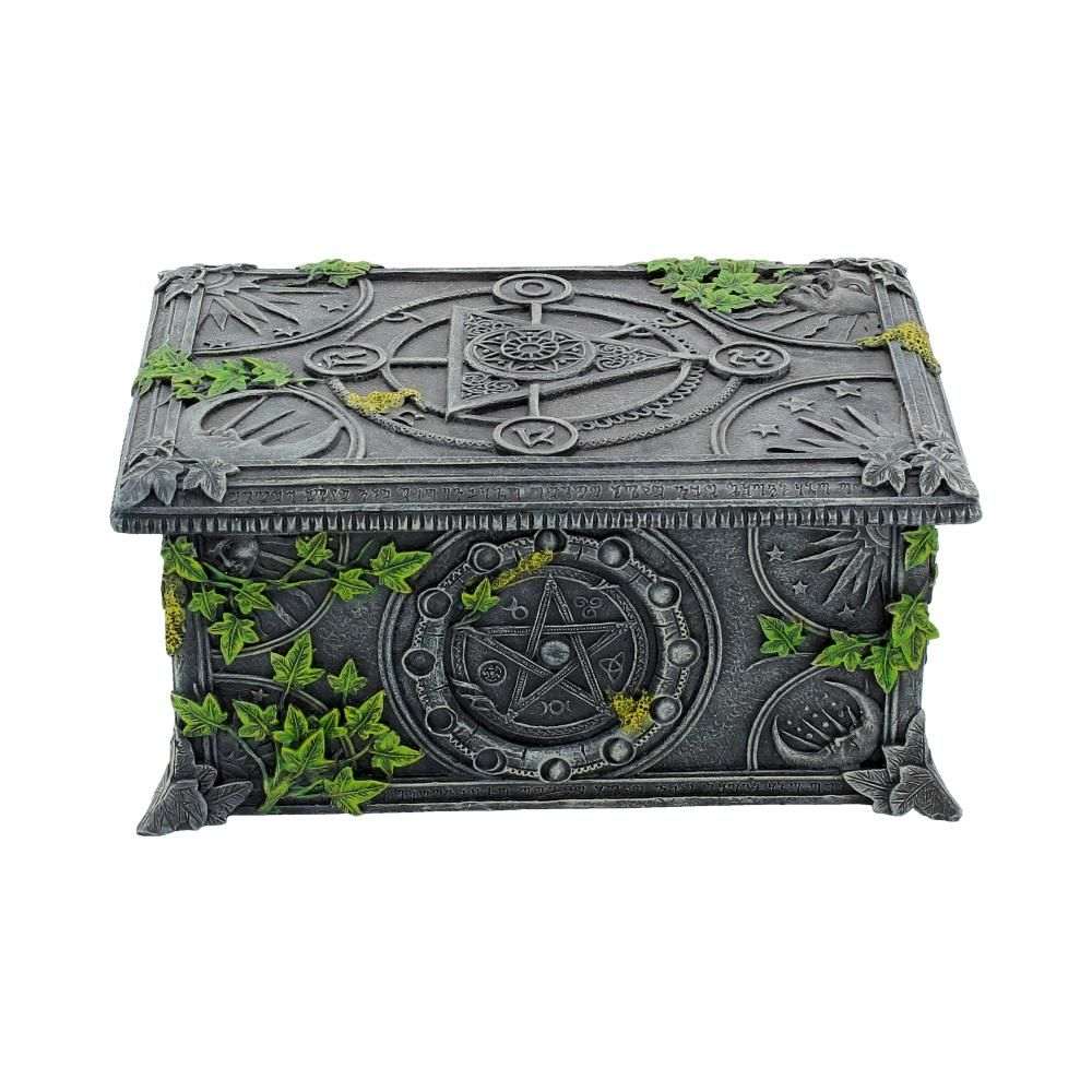 Nemesis Now - Wiccan Pentagram Tarot cards box - Grey